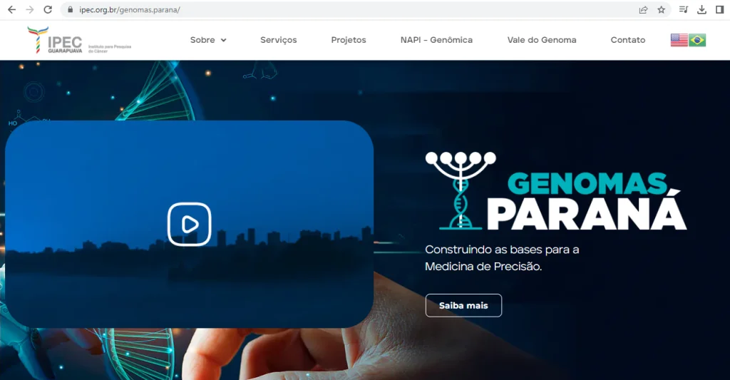 Site do Genomas Paraná contará com banco…
