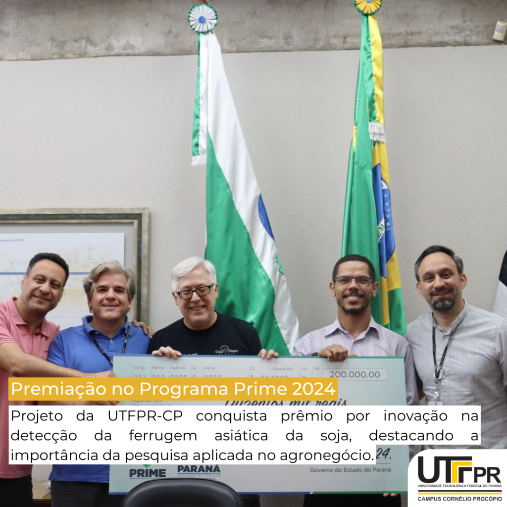 Projeto de Pesquisa da UTFPR-CP Ganha Prêmio…